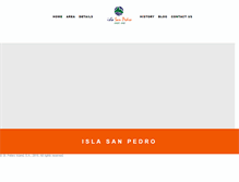Tablet Screenshot of islasanpedrochile.com